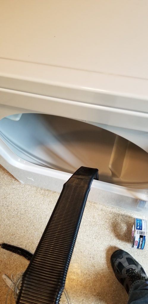 Preventative maintenance, clean inside of dryer